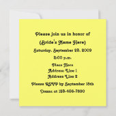 Dragonflies Blume Brautdusche Einladung (Rückseite)