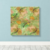 Dragonflies Cotton Candy Leinwanddruck (Insitu (Holzboden))