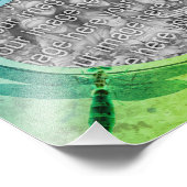 Dragonflies Daisies Frame Ihre eigenen 8x10 Fotodruck (Ecke)