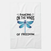 Dragonflies Dancing On The Winds Nature Insect Dra Geschirrtuch (Vertikal)