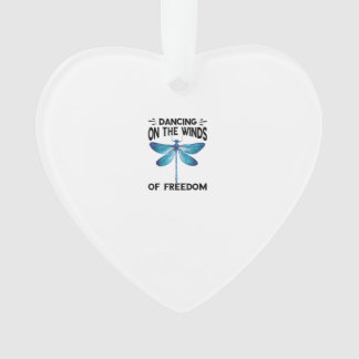 Dragonflies Dancing On The Winds Nature Insect Dra Ornament