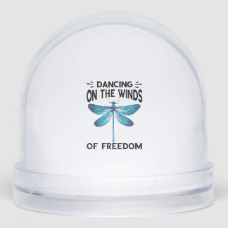 Dragonflies Dancing On The Winds Nature Insect Dra Schneekugeln