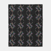 Dragonflies Fleece Blanket (Vorderseite)