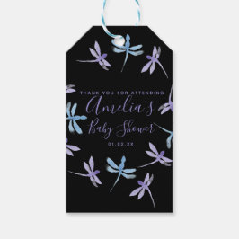 Dragonflies Handgemalte Babydusche Geschenkanhänger