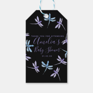 Dragonflies Handgemalte Babydusche Geschenkanhänger