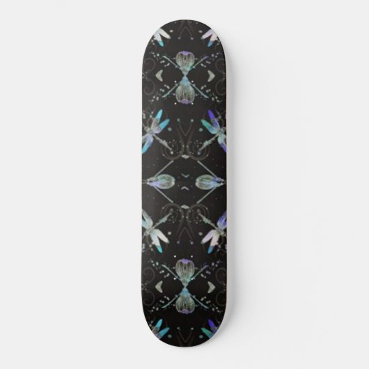 Dragonflies Jeweled Skateboard (Vorderseite)