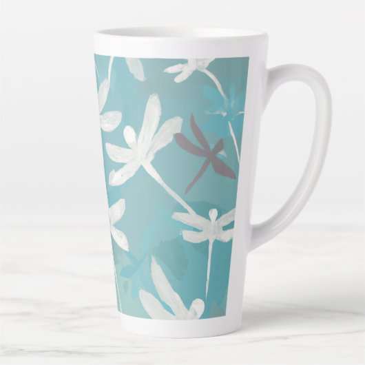 Dragonflies Latte-Tasse Milchtasse (Rechts)