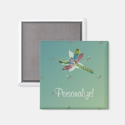 Dragonflies Magnet (Vorderseite/Rückseite)