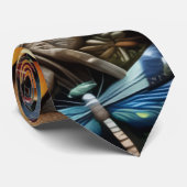 Dragonflies Neck Tie Krawatte (Gerollt)