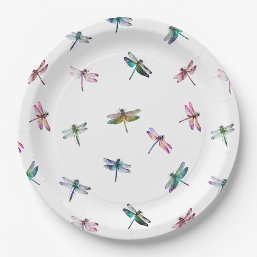 Dragonflies Pappteller (Vorderseite)