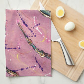 Dragonflies Pink Fizz Geschirrtuch (Viertel Falte)