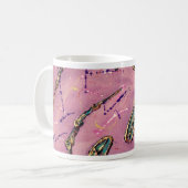 Dragonflies Pink Fizz Kaffeetasse (Vorderseite Links)