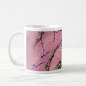 Dragonflies Pink Fizz Kaffeetasse (Links)