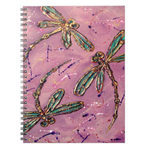Dragonflies Pink Fizz Notizblock