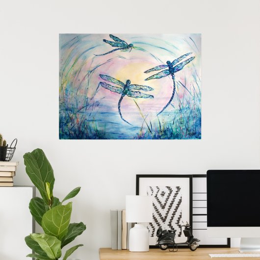 Dragonflies Poster (Heimbüro)
