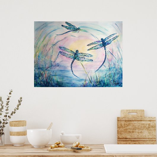 Dragonflies Poster (Küche)