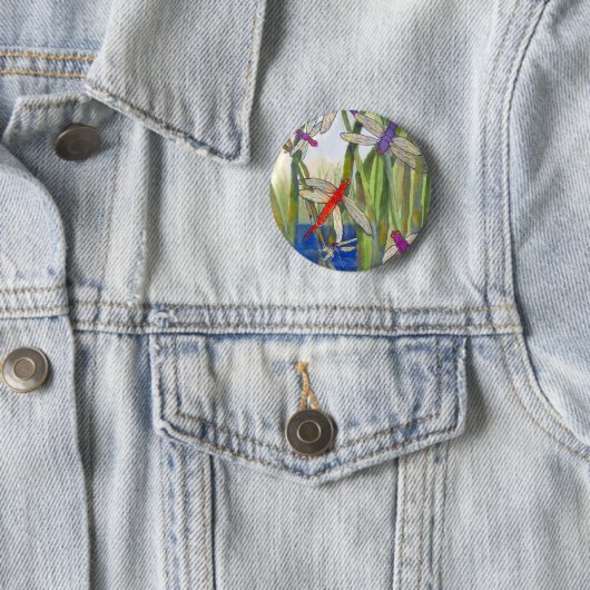 Dragonflies Summer Button (Beispiel)