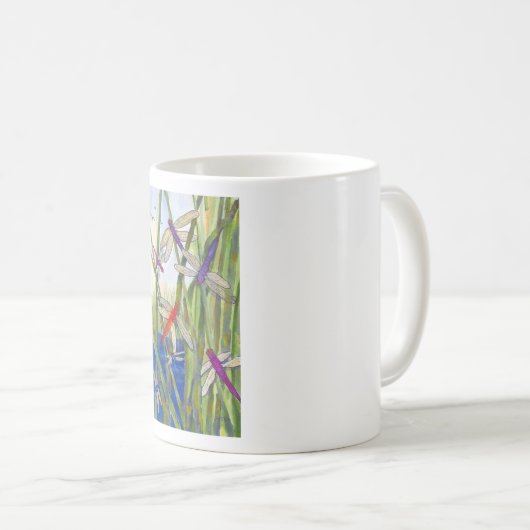 Dragonflies Summer Kaffeetasse (VorderseiteRechts)