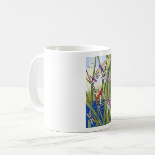 Dragonflies Summer Kaffeetasse (Vorderseite Links)