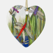 Dragonflies Summer Keramik Ornament (Rechts)