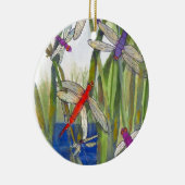 Dragonflies Summer Keramikornament (Rechts)