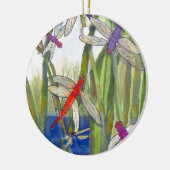 Dragonflies Summer Keramikornament (Links)