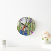 Dragonflies Summer Runde Wanduhr (Zuhause)