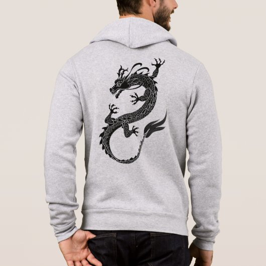 Dragonflight black hoodie (Rückseite)