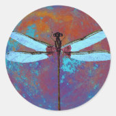 Dragonflight Runder Aufkleber (Vorderseite)