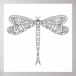 Dragonfly 2 Poster für Farbe