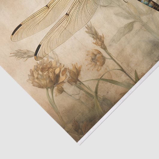 Dragonfly 3 Decoupage Seidenpapier (Ausschnitt)