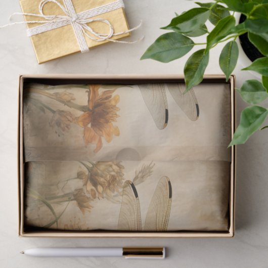 Dragonfly 3 Decoupage Seidenpapier (Geschenk)