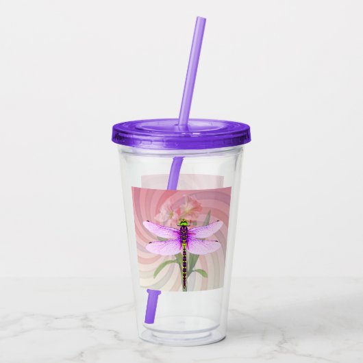 Dragonfly Acryltrinkbecher (Rückseite)
