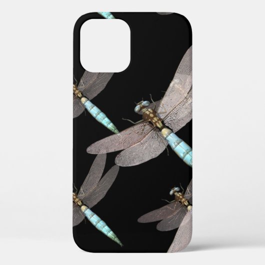 Dragonfly Air Force on Black Design Case-Mate iPho Case-Mate iPhone Hülle (Rückseite)