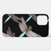 Dragonfly Air Force on Black Design Case-Mate iPho iPhone Hülle (Rückseite (Horizontal))