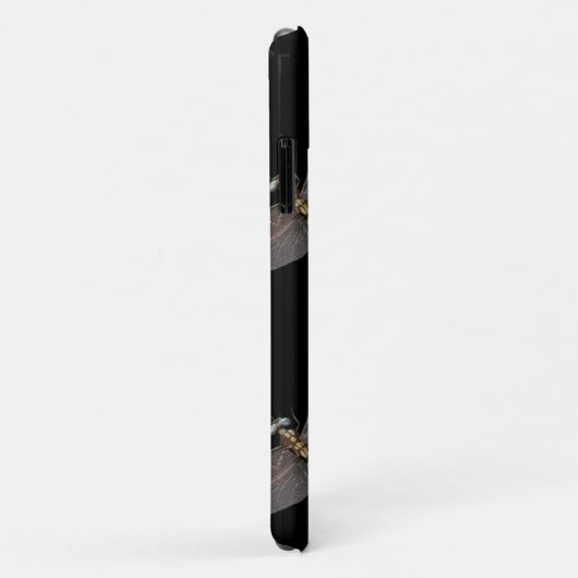 Dragonfly Air Force - Schwarzes Design Case-Mate iPhone Hülle (Hinten/Rechts)