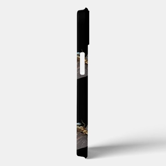 Dragonfly Air Force - Schwarzes Design Case-Mate iPhone Hülle (Rückseite / Rechts)