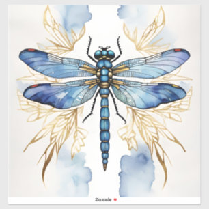 Dragonfly Alcohol Ink Aufkleber
