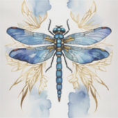 Dragonfly Alcohol Ink Aufkleber (Vorderseite)