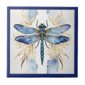 Dragonfly Alcohol Ink Fliese (Vorderseite)