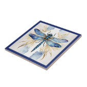 Dragonfly Alcohol Ink Fliese (Seite)