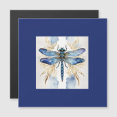 Dragonfly Alcohol Ink Magneteinladung (Vorne/Hinten)
