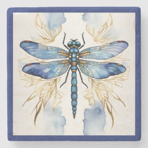 Dragonfly Alcohol Ink Steinuntersetzer