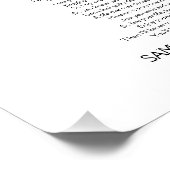 Dragonfly Als ich im Paradies sitze Gedicht signie Fotodruck (Ecke)