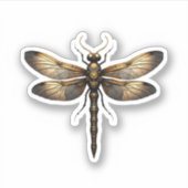 Dragonfly Animal Art Graphic Dragonfly (4) Aufkleber (Vorderseite)