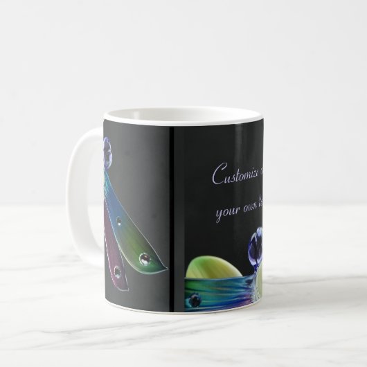 Dragonfly - Anpassbare Tasse des Kaffees (Vorderseite Links)