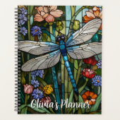 Dragonfly Art boho blumenbotanisch Planer (Vorderseite)