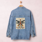 DRAGONFLY ART DENIM JEAN JACK JEANSJACKE (Hangar)