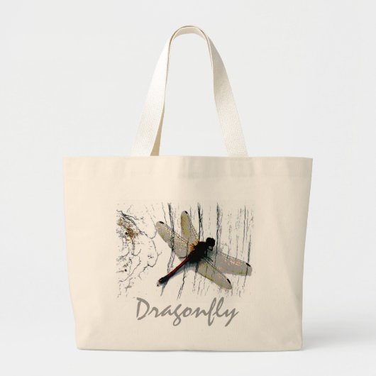 Dragonfly Art Fotografie Bild Tote Tasche (Vorne)
