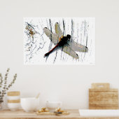 Dragonfly Art Fotografie Poster (Küche)